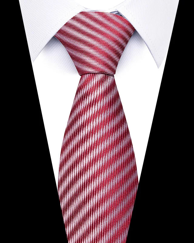 Cravates de mariage de haute qualité pour hommes, style tendance, imprimé à rayures bleues, accessoires de vêtements de bureau quotidiens, cadeau pour homme