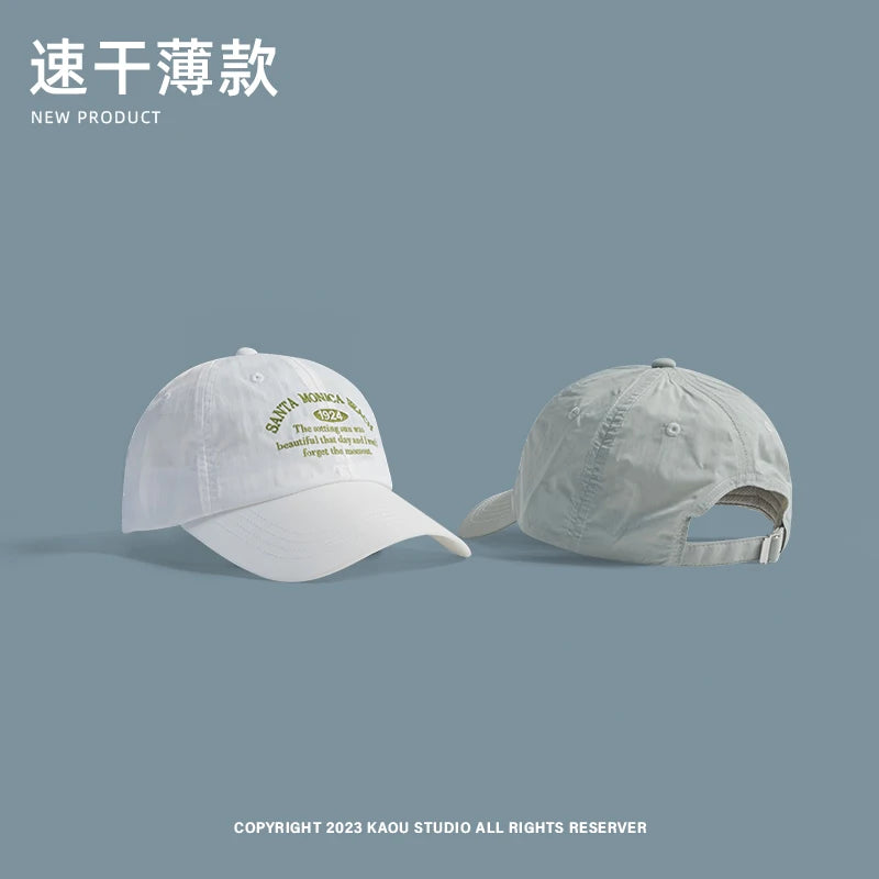 Men and Women Baseball Cap Summer Quick-Drying Sunshade Outdoor Sports Baseball Hat Soft Top Hiking Alpine Cap