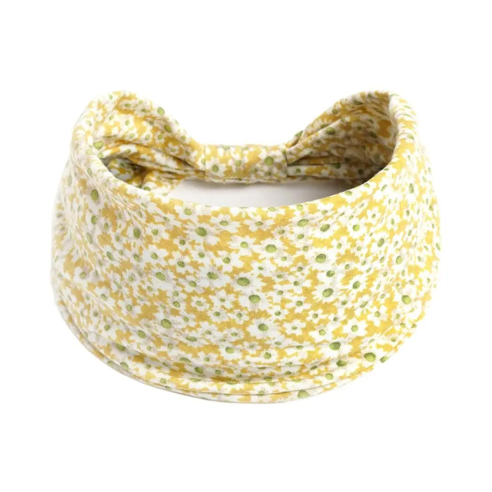 Fashion Boho Ethnic Style Headbands Vintage Knot Elastic Turban Headwrap For Women Girls Hair Band Soft Bandana Hair Accessories