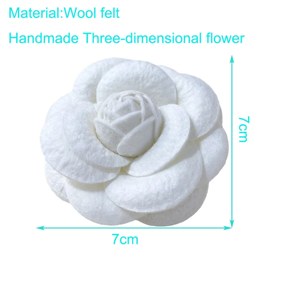 Luxus Große Broschen für Frau Schals Schnalle Pin Tuch Kunst Stoff Blume Brosche Mode Kleidung Schmuck Zubehör Mädchen Geschenke
