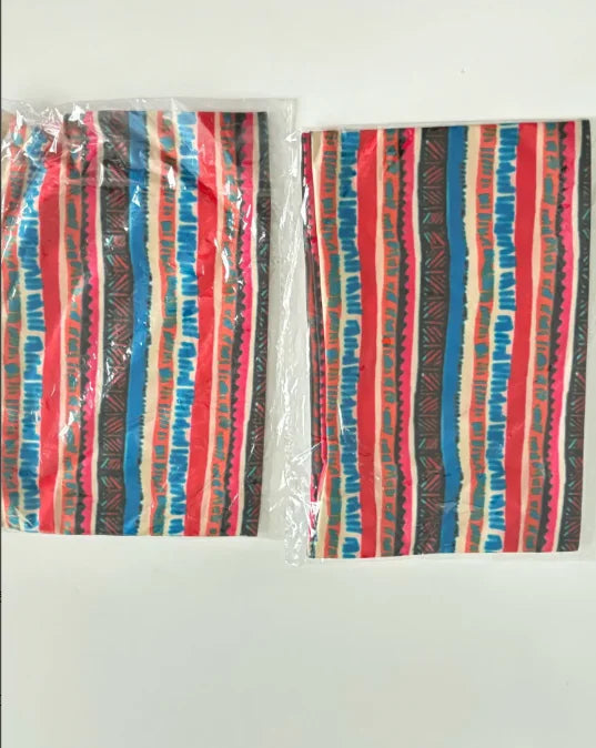 New Boho Flower Print Wide Headbands Vintage Knot Elastic Turban Headwrap for Women Girls Cotton Soft Bandana Hair Accessories