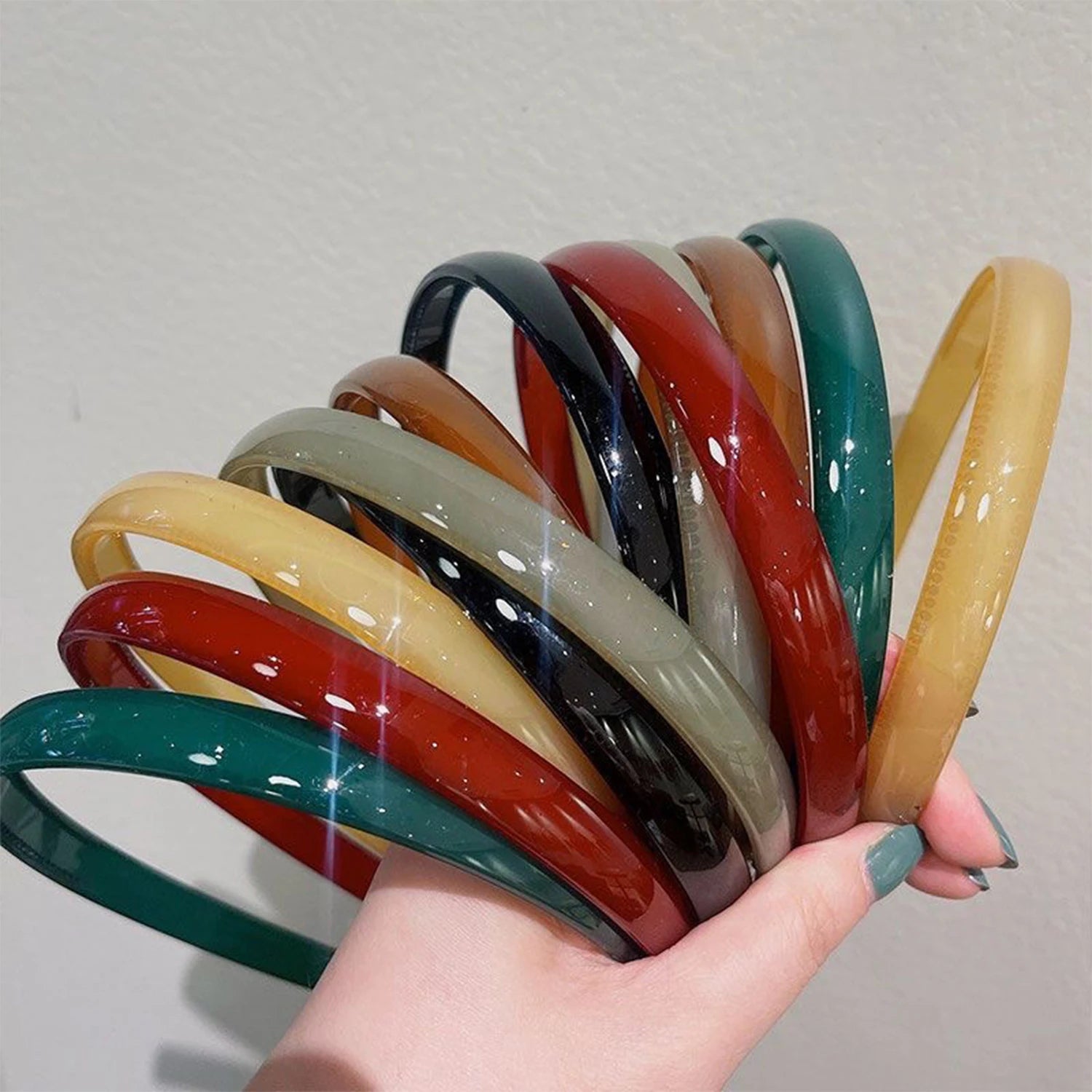 Jelly Color Headbands For Women Girls Headband With Tooth Anti-slip Hairband Hair Accessories For Hair Head Hoop