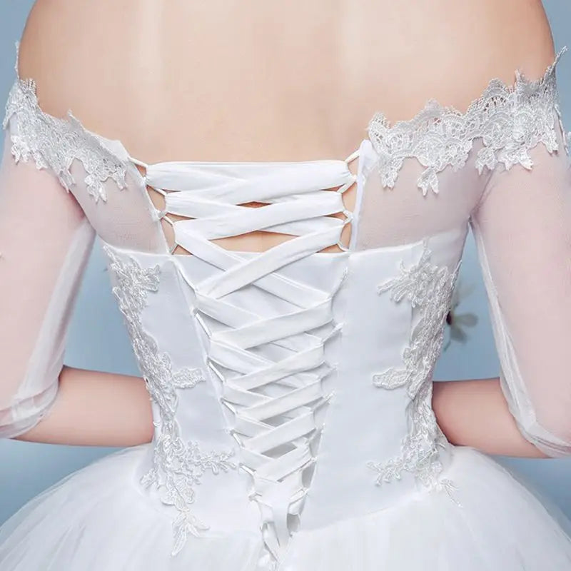 137 Zoll Hochzeitskleid-Reißverschluss-Ersatz, verstellbares Korsett-Rücken-Set, Schnürsenkel aus Satinband für Brautbankett-Abendkleid