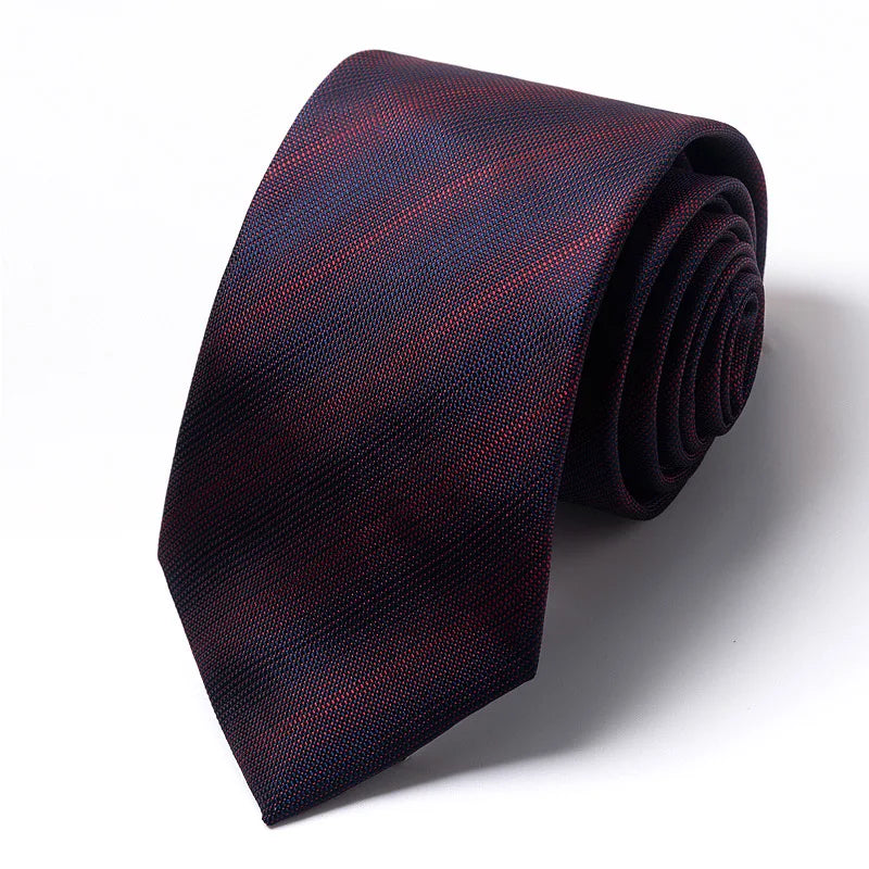 Cravates de mariage de haute qualité pour hommes, style tendance, imprimé à rayures bleues, accessoires de vêtements de bureau quotidiens, cadeau pour homme