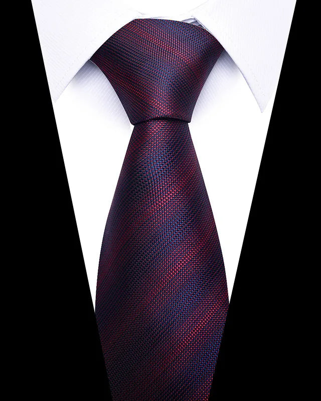 Cravates de mariage de haute qualité pour hommes, style tendance, imprimé à rayures bleues, accessoires de vêtements de bureau quotidiens, cadeau pour homme