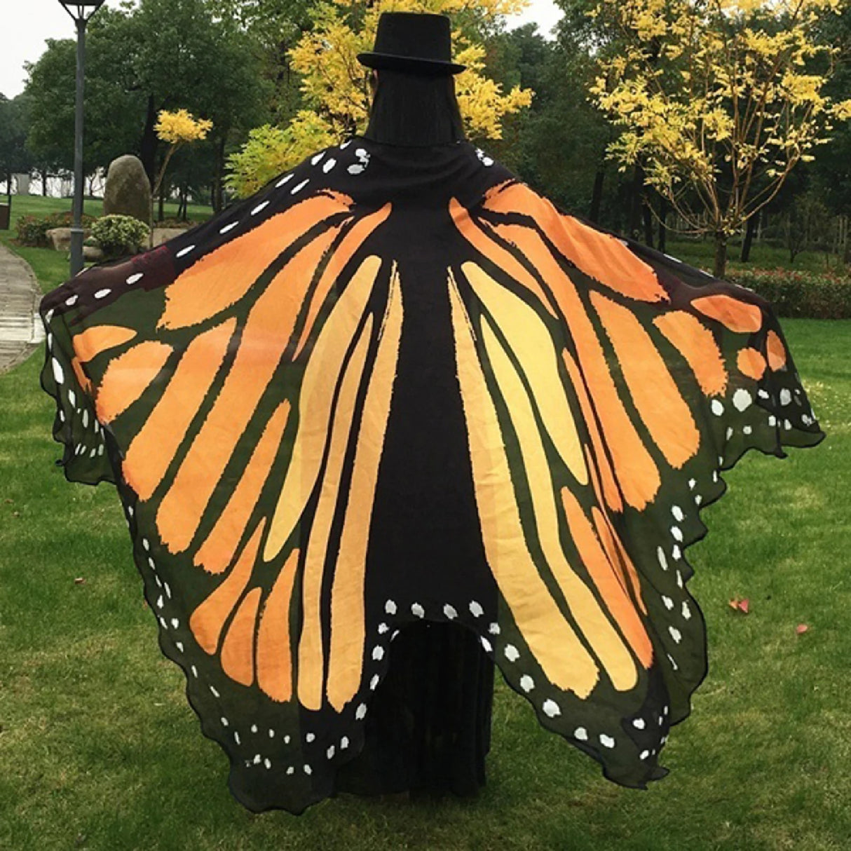 Toalla de playa de poliéster con diseño de alas de mariposa para mujer, bufanda tipo capa, regalo de Navidad y Halloween, toalla estampada de verano, ropa de moda para mujer