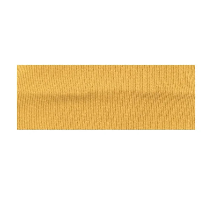 New Solid Knitted Headband for Women Girls Autumn Winter Sport Yoga Sweat Uptake Headwear Elastic Hairbands Hair Accessories