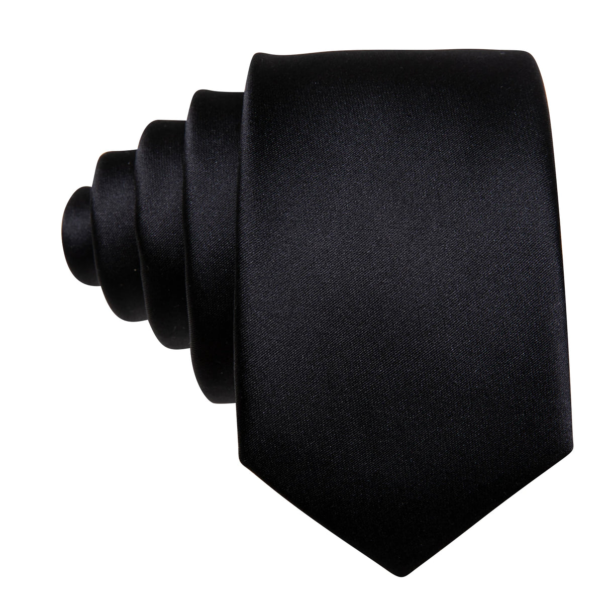 Corbatas de seda negras para hombre, clásicas, lisas, de alta calidad, tejidas, de bolsillo, con gemelos, para fiestas, formales, de diseño Barry.Wang