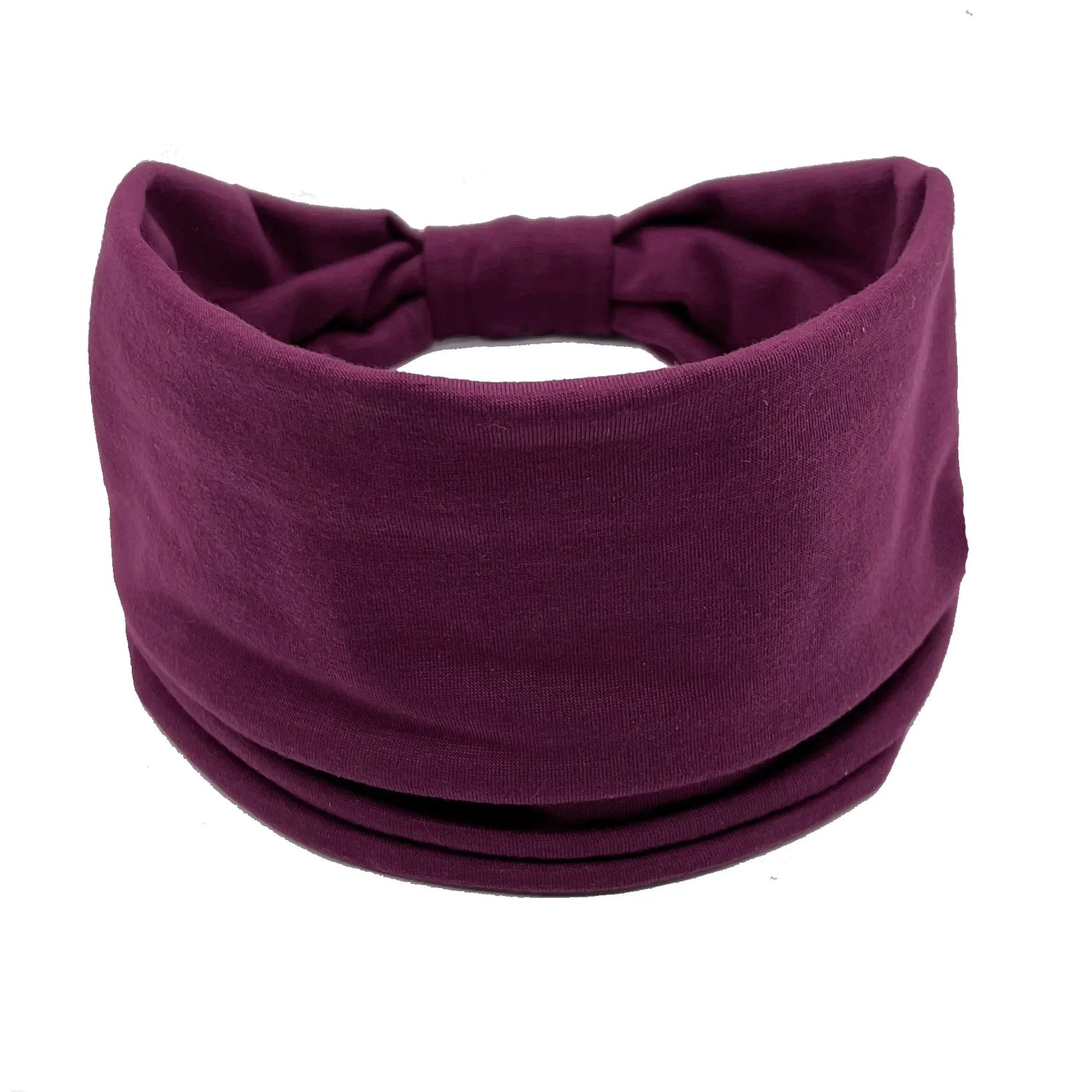 Headwrap Solid Color Knot Wide Headbands for Women Soft Cotton Sports Elastic Hair Bands Accessories Yoga Bandana Bandage