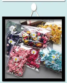 New Girls Colorful Wigs Ponytail Headbands Rubber Bands Beauty Hair Bands Headwear Kids Hair Accessories Head Band Hair Ornament
