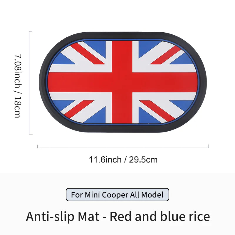 For Mini Cooper S JCW F56 F60 R56 R60 F65 F66 U25 Universal Car Dashboard Non Slip Mat Pads Automotive Interior Decorations