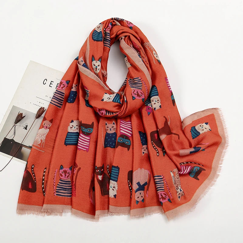 Foulard imprimé léopard tendance pour femme, hijab musulman, grande taille, bandeau, mouchoir, bandana