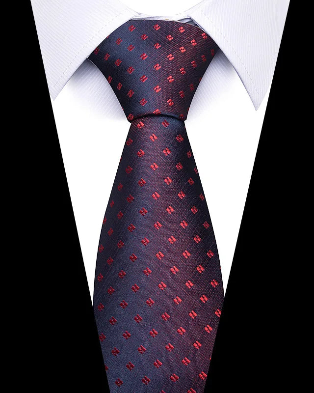 Cravates de mariage de haute qualité pour hommes, style tendance, imprimé à rayures bleues, accessoires de vêtements de bureau quotidiens, cadeau pour homme