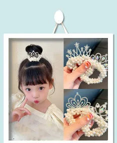 New Girls Colorful Wigs Ponytail Headbands Rubber Bands Beauty Hair Bands Headwear Kids Hair Accessories Head Band Hair Ornament