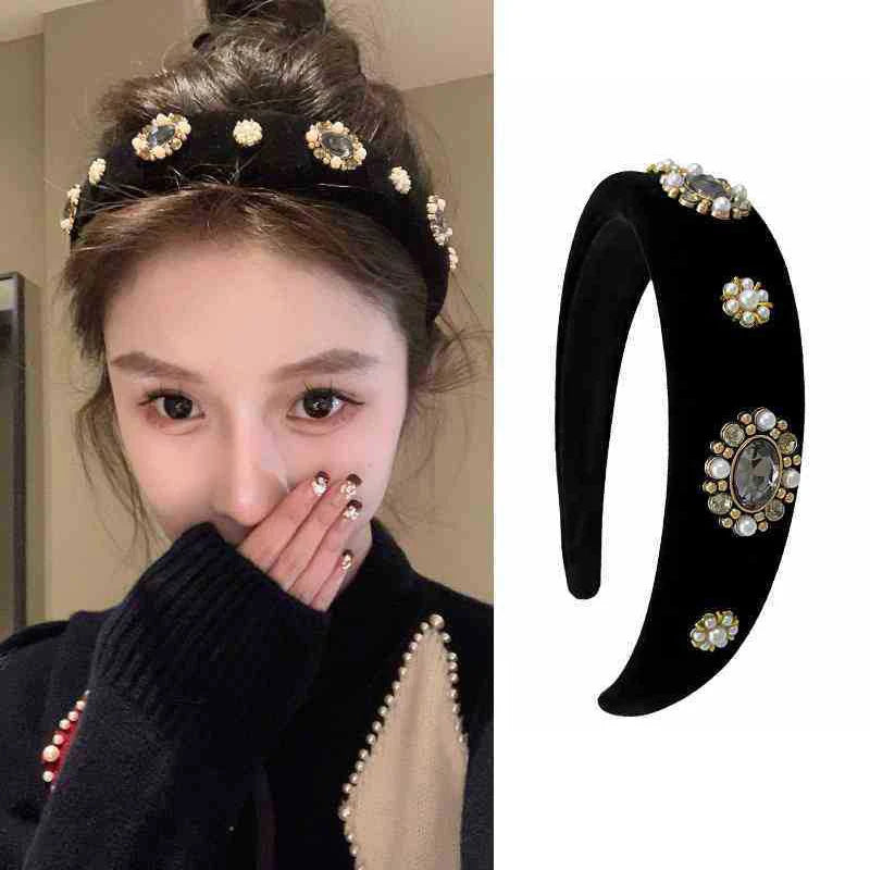 Korean Hairbands for Women Hair Accessories French Elegant Pleated Bowknot Headband Women Girls 2025 Fashion Designer Hair Bands