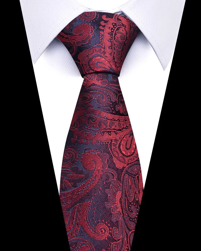 Cravates de mariage de haute qualité pour hommes, style tendance, imprimé à rayures bleues, accessoires de vêtements de bureau quotidiens, cadeau pour homme