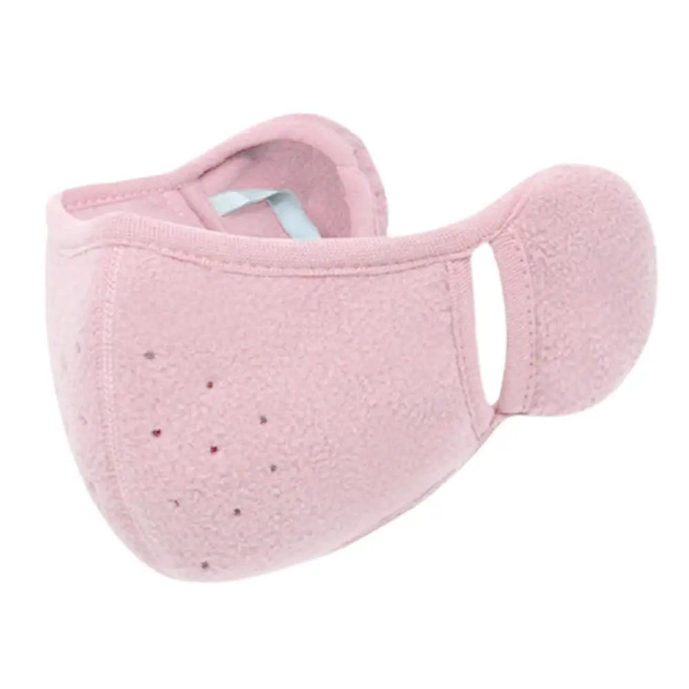 Winter Warm Face Mask with Earmuffs Motorcycle Cycling Ski Mask Women Men Hiking Riding Masks Sports Thermal Headwear Windproof
