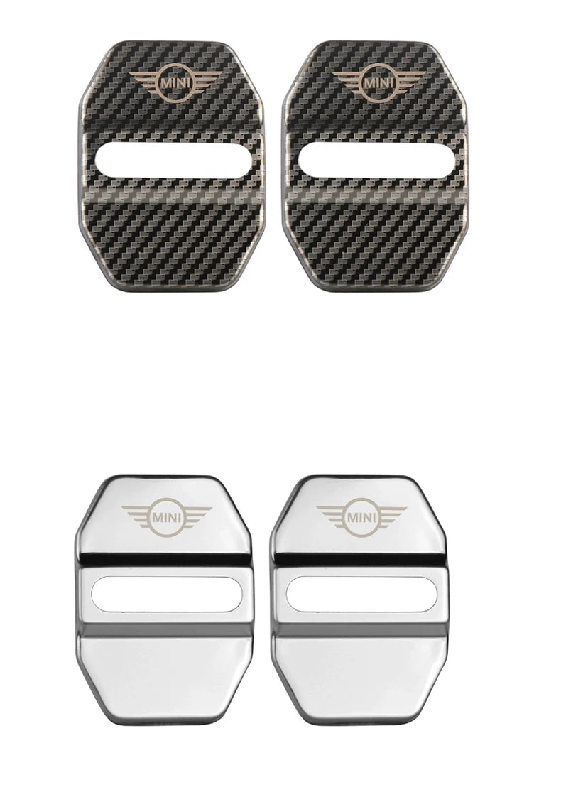 For MINI ONE Cooper S JCW F54 F55 F56 F57 F60 R60 R61 Car Door Lock Cover Protective Decoration Sticker Modification Accessories