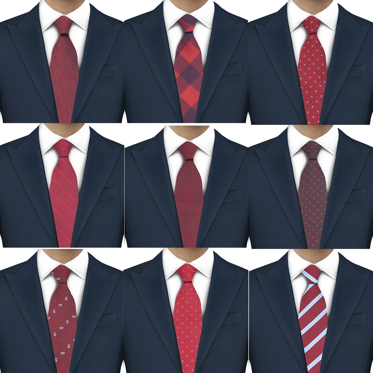 LYL 7CM Luxury Jacquard Red Dots Business Necktie Western Accessories Wedding Guest Gift Bolus Tie Items