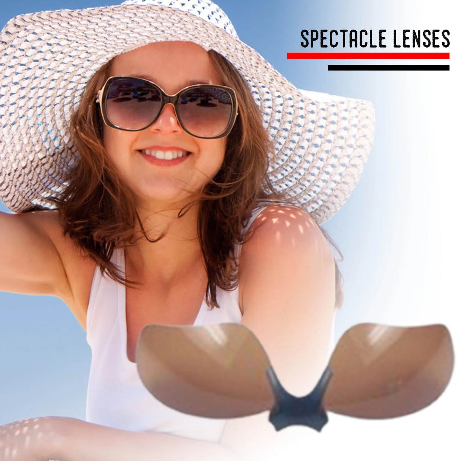 -compatible Radio Glasses Lenses Anti-glare and Ultraviolet Protection Lens for Outdoor Traveling Carry