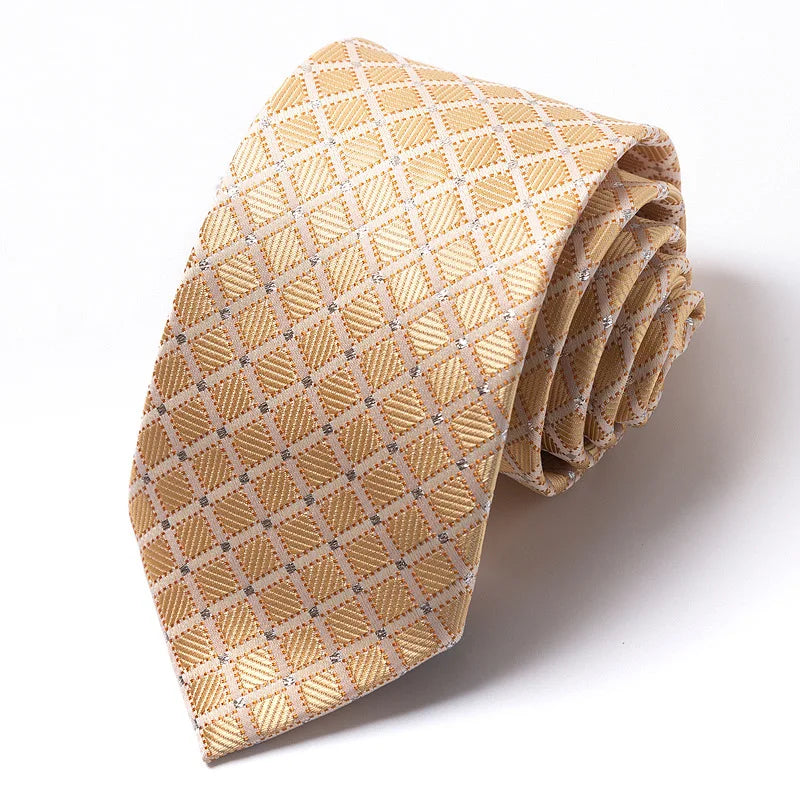 Cravates de mariage de haute qualité pour hommes, style tendance, imprimé à rayures bleues, accessoires de vêtements de bureau quotidiens, cadeau pour homme