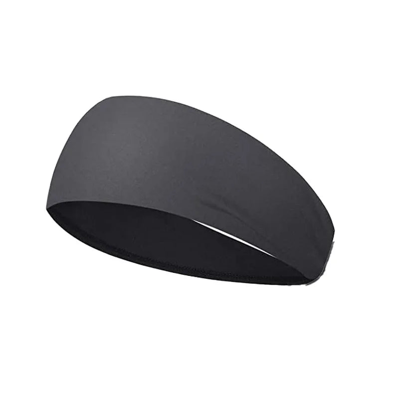 Men Women Sports Headband Sweatband Stretch Elastic Gym Fitness Running Yoga Headwrap Breathable Quick-dry Absorbent Hair Bands