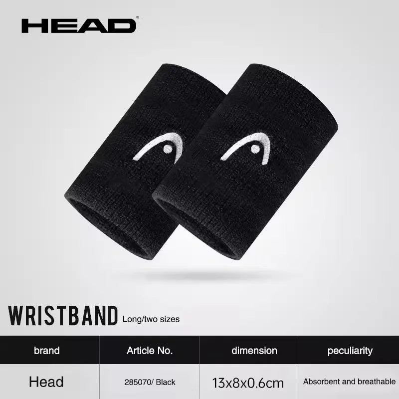 HEAD Tennis Hairbands Men and Women Sports Headbands Fitness Sweatband Badminton Yoga Basketball Running Fashion Sweat Headband