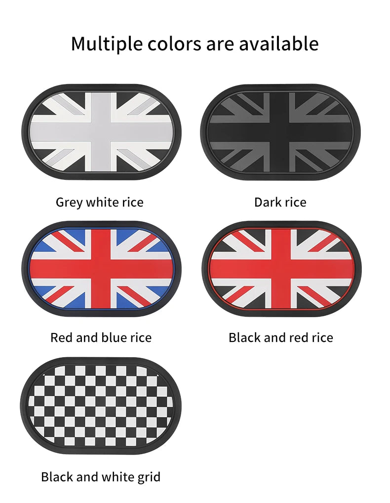 For Mini Cooper S JCW F56 F60 R56 R60 F65 F66 U25 Universal Car Dashboard Non Slip Mat Pads Automotive Interior Decorations