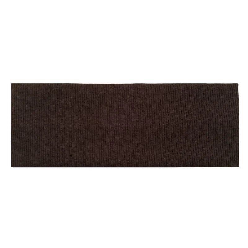 New Solid Knitted Headband for Women Girls Autumn Winter Sport Yoga Sweat Uptake Headwear Elastic Hairbands Hair Accessories