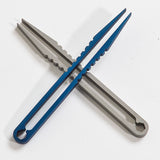 Titanium TC4 Clip Tweezers Pick Up Clamping EDC Multipurpose Gadget Professional Camp Outdoor Pocket Maintenance Tool 6 Colors