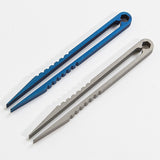 Titanium TC4 Clip Tweezers Pick Up Clamping EDC Multipurpose Gadget Professional Camp Outdoor Pocket Maintenance Tool 6 Colors