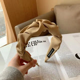 Fashion Hair Hoop Hair Bands for Women Girls Flower Solid Color Headbands Designer Wide Hairband Hair Accessories Headwear
