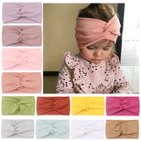 1PC Children's Headbands, Ribbed Crossed Wide Band Stretchy Headbands, Hair Hoops, Baby Hair Accessories, Baby Headbands