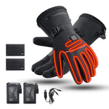 Waterproof Heated Rechargeable Gloves Electric Heated Gloves Thermal Heat Gloves Winter Warm Skiing Snowboarding Hunting Fishing