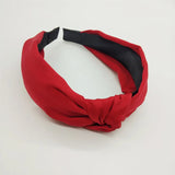 Fashion Top Knot Satin Headbands Wide Fabric Makeup Hairbands for Women Girls Ladies Washing Hair Hoops Bezel Hair Accessories