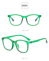 Transparent Computer Glasses Frame Women Men Anti Blue Light square Eyewear Blocking Glasses Optical Spectacle Eyeglass round