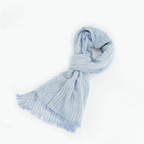 Brand Scarf Luxury Designer Color Contract Muffler Fringed Tassel Cotton Scarves For Male Spring Classic Cachecol Shawl YG369