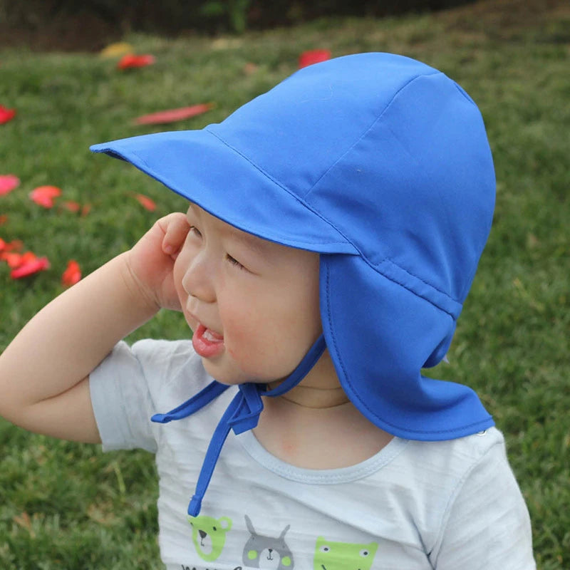 Summer Baby Sun Hat for Girls Boys Outdoor Travel Beach Quick-Dry Hats UV Protection Bucket Caps Adjustable Breathable Mesh Cap