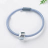 High Elastic Heart Pearl Round Shape Rubber Bands For Women Hair Band Kids Children Sweet Candy Color Hairbands Hair Accessories