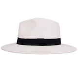 Free shipping black fedora hat unisex wide brim jazz top hat autumn winter classic elegant Panama hat gentleman hat wholesale