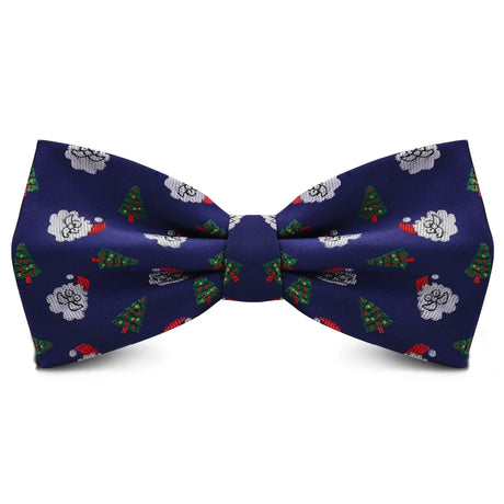 Christmas Bow tie for Men Women Snowmen Christmas Tree Bow knot Pre-tied Adult Silk Jacquard Bowtie Double Fold Cravats Party