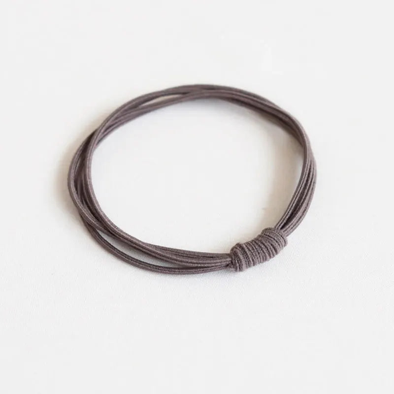 High Elastic Heart Pearl Round Shape Rubber Bands For Women Hair Band Kids Children Sweet Candy Color Hairbands Hair Accessories