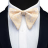Ricnais Fashion Silk Pasley Floral Big Bowtie Yellow Red Jacquard Bow Tie For Men Business Wedding Party Ties Gigt Accessories