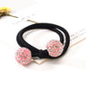 Pink Elastic Hair Bands Cute Rabbit Round Beads Heart Strawberry Rubber Band For Baby Girls Children Women Hair Accessories Gift