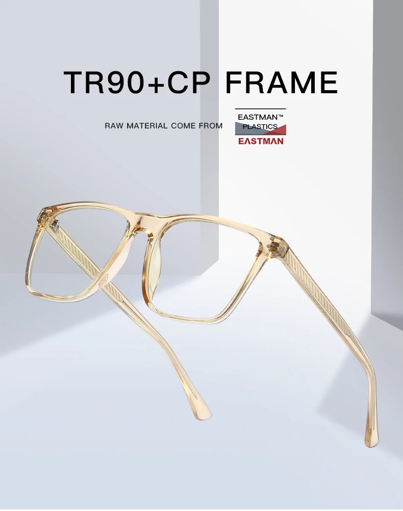 Blue Light Blocking Glasses Frame for Optical Prescription Eyeglasses Frame New Arrival Full Rim Plastic UV400 Anti-scratch