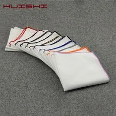 Corbata de marca de moda hecha a mano, sólida, con pañuelo y gemelos, para hombre, corbata, traje, camisa, accesorios de boda, regalos para hombre.