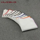 Corbata de marca de moda hecha a mano, sólida, con pañuelo y gemelos, para hombre, corbata, traje, camisa, accesorios de boda, regalos para hombre.
