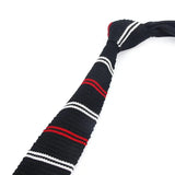 Men's fashion Suits Knit Tie Plain Necktie For Wedding Party Tuxedo Striped Woven Skinny Gravatas Cravats Accessories Neckwear