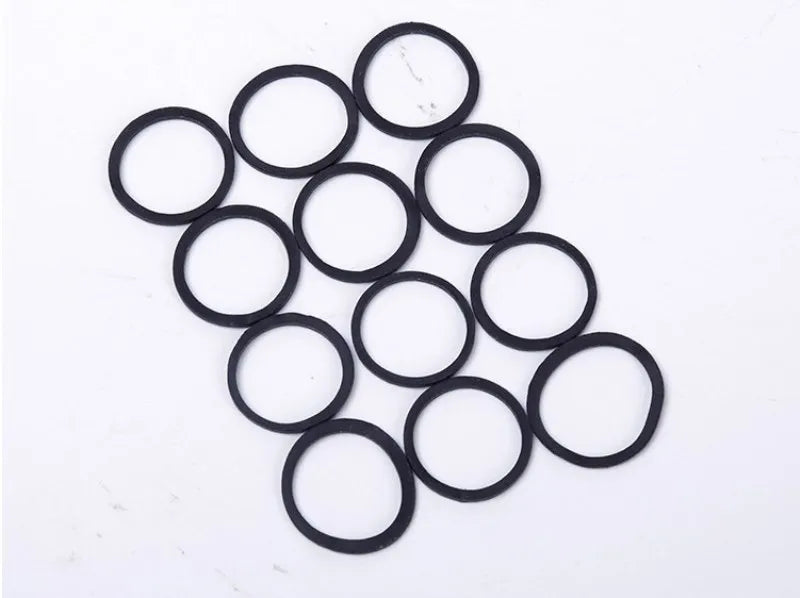 Mini Rubber Bands black Elastic Hair Bands Soft Hair Elastics Ties Bands for Office Supplies School Home 0.6*0.9