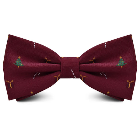 Christmas Bow tie for Men Women Snowmen Christmas Tree Bow knot Pre-tied Adult Silk Jacquard Bowtie Double Fold Cravats Party